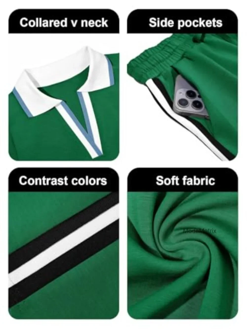 2 Piece Skirt Set Cap Sleeve Top Matching Tennis Skirts Casual Lounge